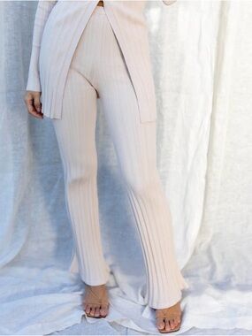 Find Me Now Blakely Knit Pant in Oatmeal